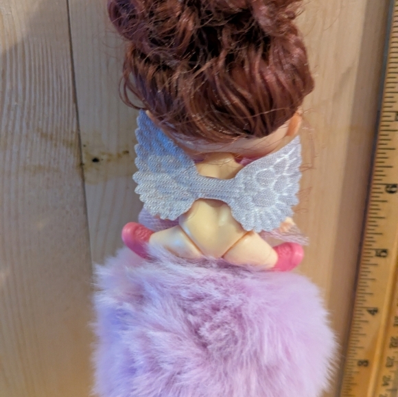 Cute Doll Keychain with Pink Pom Pom - Picture 4 of 4